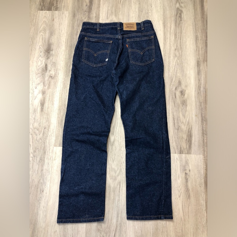 Levi's 619 Orange Tab’s Straight Leg Dark Indigo Jeans